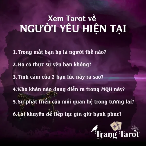 Gói xem tarot về người yêu hiện tại