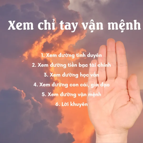 Gói xem chỉ tay, nhân tướng