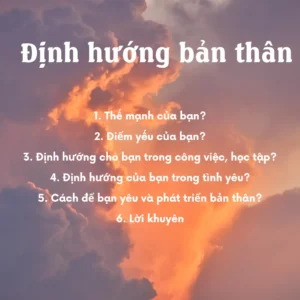 Gói xem Tarot về Định hướng bản thân