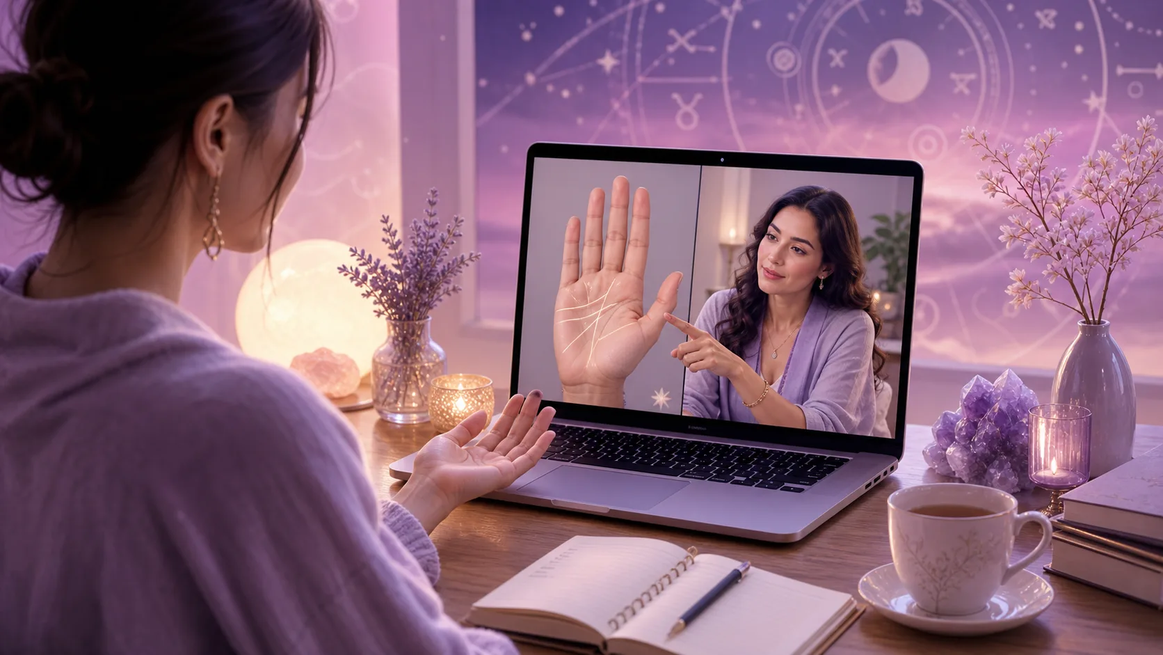 Chuyên gia tư vấn qua hình ảnh bàn tay được gửi online