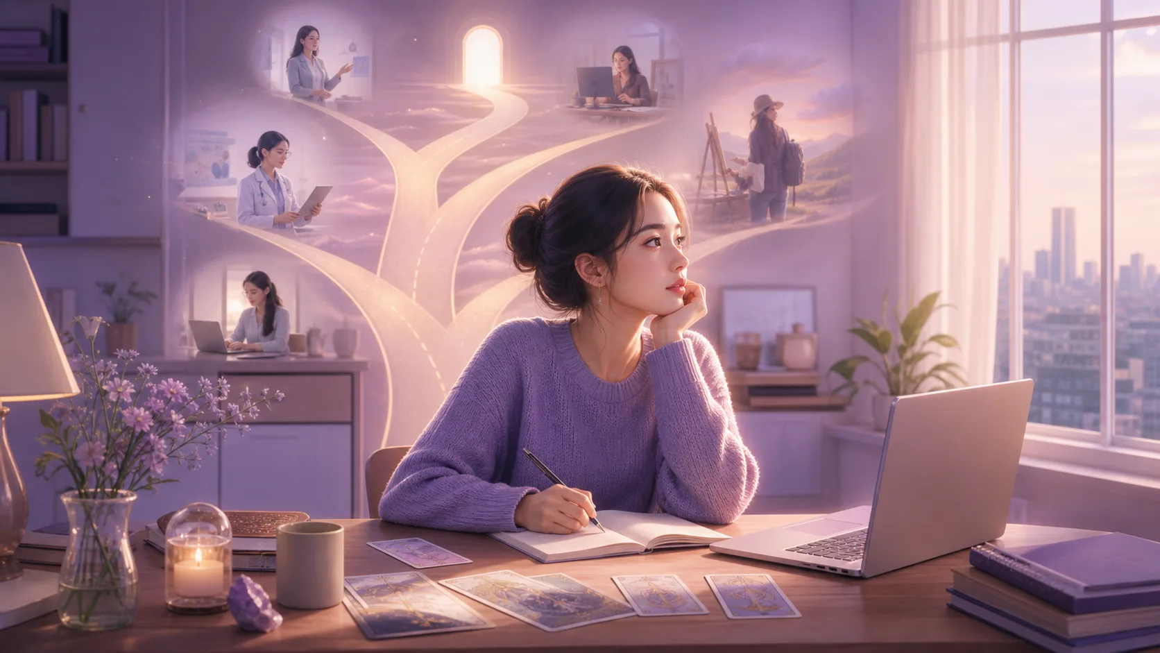 Trải bài tarot giúp nhìn lại lựa chọn nghề nghiệp trước khi đổi hướng